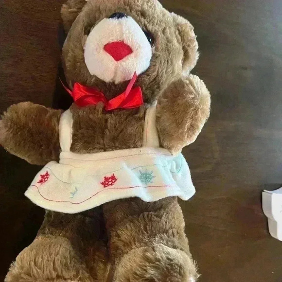 Lot Of 2. 2016 DanDee Christmas Snowflake Teddy Bear Plush Stuffed Animal Toy - Picture 8 of 16